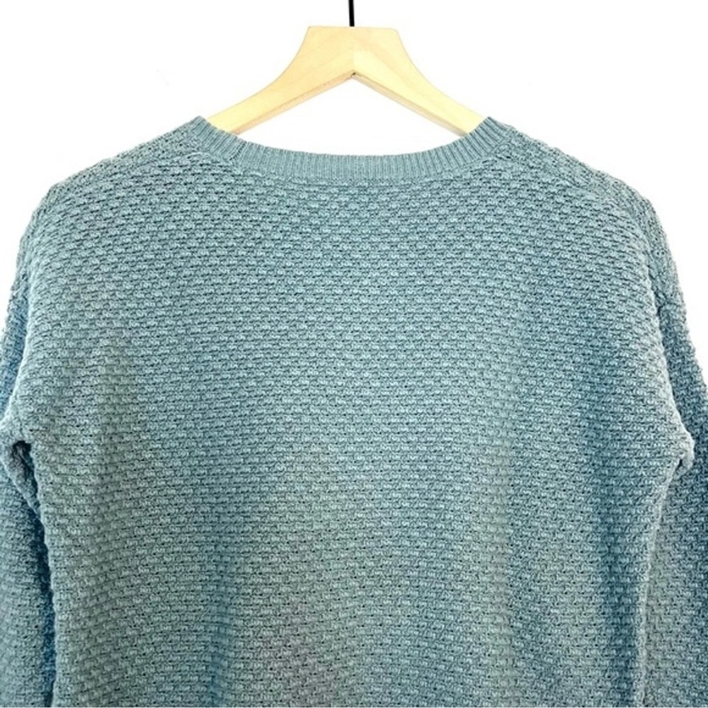 Madewell Landmark Textured Sweater with Side Zippers Moss Green Size Small - Picture 7 of 10